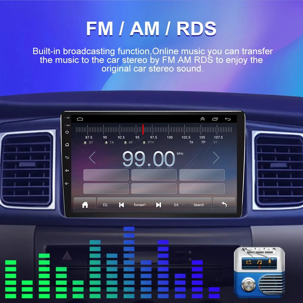 2Din z systemem Android Multimedialny Odtwarzacz wideo DSP Radio Samochodowe Do KIA RIO 3 2011 2012 2013 2014 2015 2016 GPS Nawigacja Radio Stereo Obraz 4