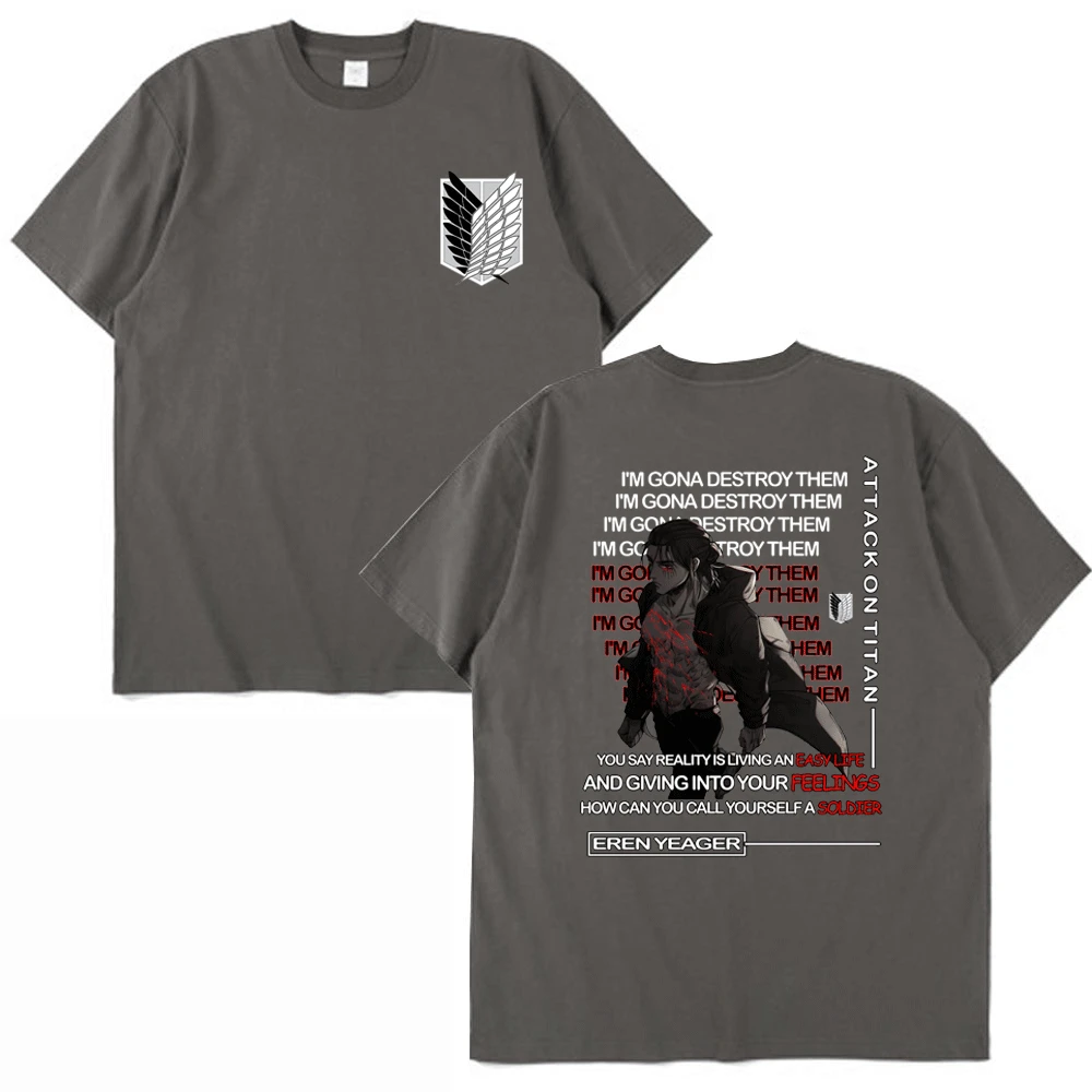 Attack on Titan Koszulka Męska Damska Casual Bawełniana Koszulka Z Krótkim Rękawem, Anime, Manga AOT Levi Ackerman Koszulki Temat t-shirt Odzież Obraz 1