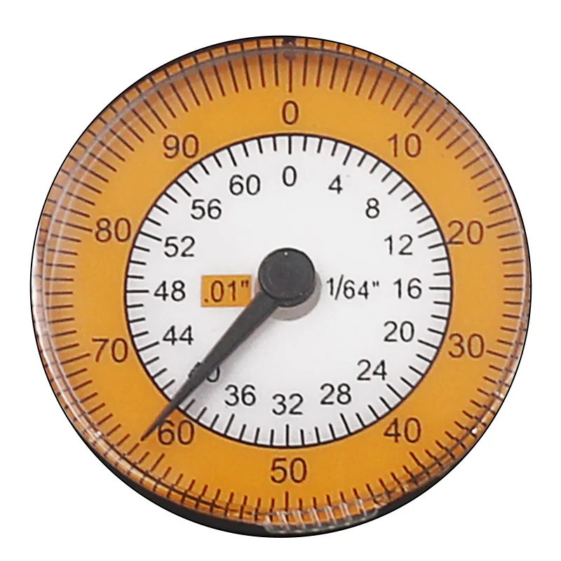 Nowy 1 szt. Pokrętło Narzędzia Pomiarowe Suwmiarka z Tworzywa sztucznego Suwmiarka zegarowa Precyzyjny Chronograf Wskaźnik 0-150 mm Obraz 3